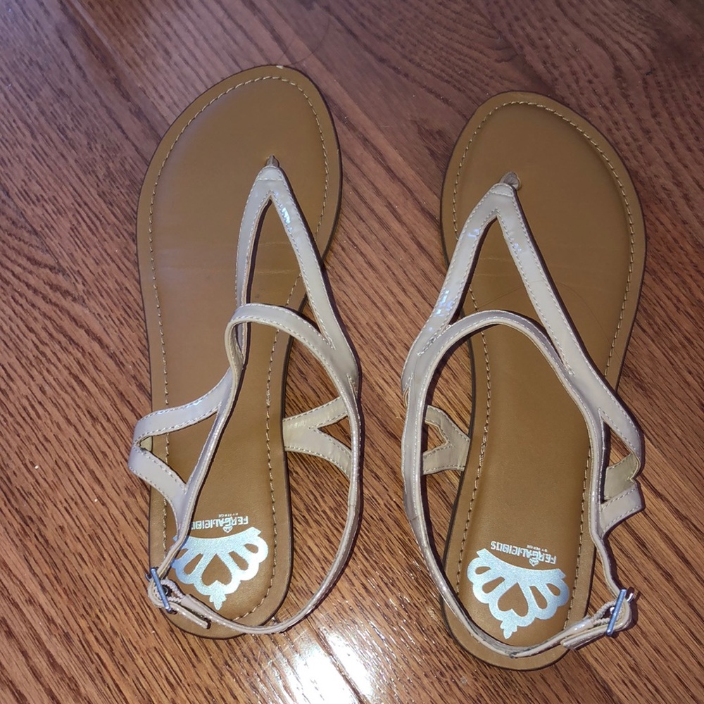 Nude sandals